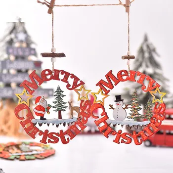 Natal Pendurado Boneco De Neve Velho Decoração De Natal De Madeira Pendurado Natal Oco Carta Decoração De Suspensão De Produtos