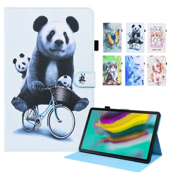Tablet Case para Samsung Galaxy Tab S5e SM-T720 SM-T725 10.5 Gato Bonito Panda Pintado Magnético Shell para Samsung Tab S5e Capa